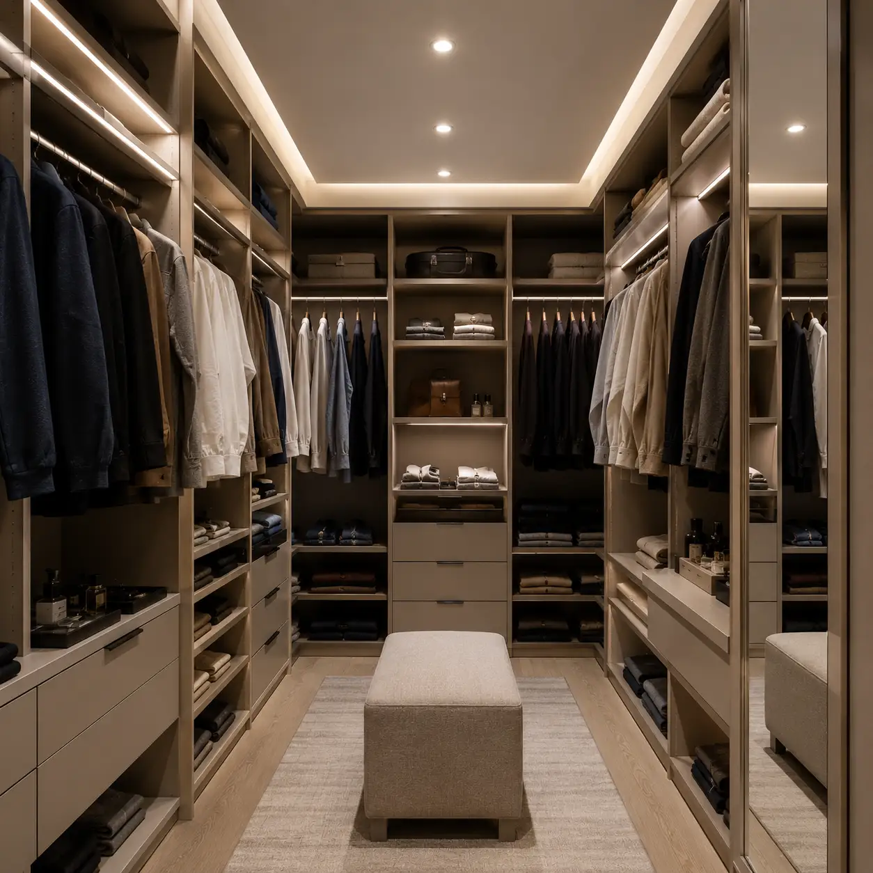 Walk-in wardrobe